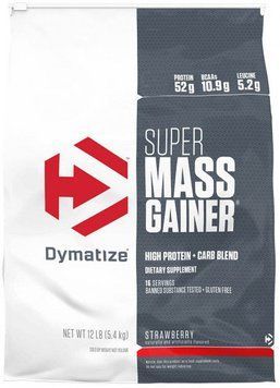 Гейнер Dymatize Super Mass Gainer 5443 g /16 servings/ Strawberry 416574 фото