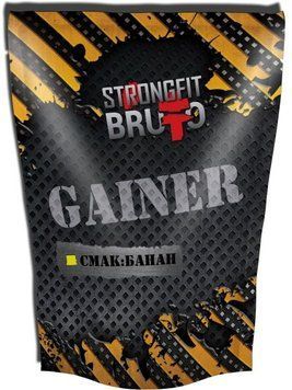 Гейнер Strong Fit Gainer 909 g / 22 servings / Банан 537957 фото