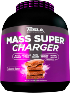 Гейнер Tesla Nutrition Mass Super Charger 2270 g / 15 servings / Chocolate 1038695 фото