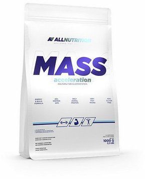 Гейнер All Nutrition Mass Acceleration 1000 g / 14 servings / Caramel 664079 фото