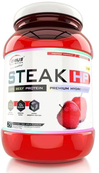 Протеїн Genius Nutrition Steak-HP 750 g/ 25 servings / Red Apple 999063 фото