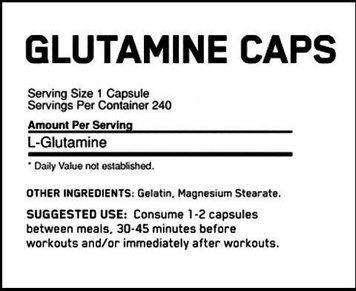 Амінокислота для спорту Optimum Nutrition Glutamine 1000 240 capsules /120 servings/ Unflavored 385984 фото