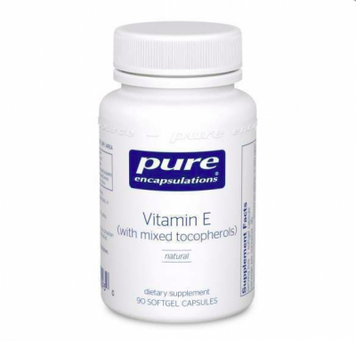 Pure Encapsulations Vitamin E 400 ME 90 caps Вітамін E зі змішаними токоферолами (PE-00093) 554129 фото