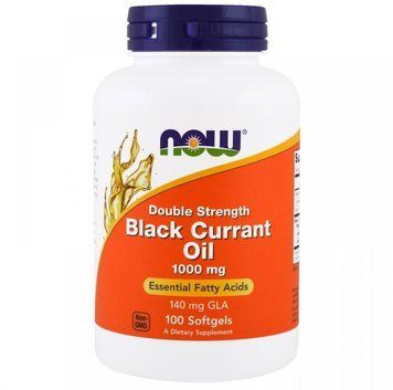 NOW Foods Black Currant Oil 1000 mg 100 caps 417128 фото