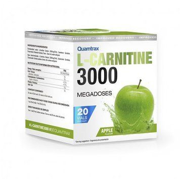 Жиросжигатель Quamtrax L-Carnitine 3000 20x25 ml Apple 721435 фото
