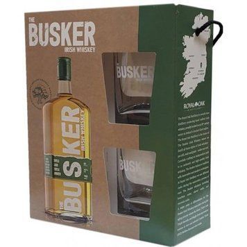 Виски The Busker Triple Cask + 2 бокала 0.7л 40% (WNF4820196540182) 1215376 фото