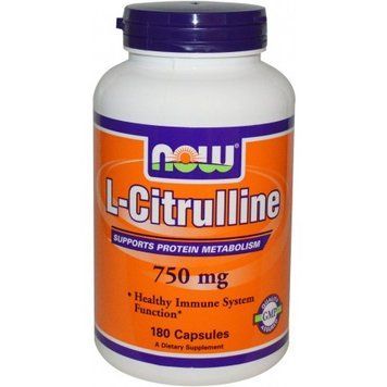 Now Foods Citrulline 750 Mg 180 Vcaps Л цитрулин 520655 фото