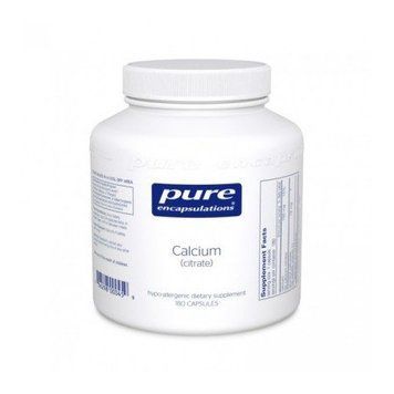 Pure Encapsulations Calcium (citrate) 180 caps Кальций (цитрат) 554059 фото