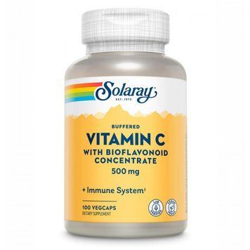 Solaray Vitamin C with Bioflavonoid Concentrate 500mg - 100 vcaps 1472038 фото