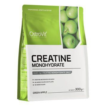 Креатин OstroVit Creatine Monohydrate 300 g / 100 servings / Green Apple 391282 фото