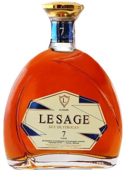 Бренді Le Sage Duc de Strogan 7 Y.O. 0.5 л (AS8000017714098) 1147105 фото