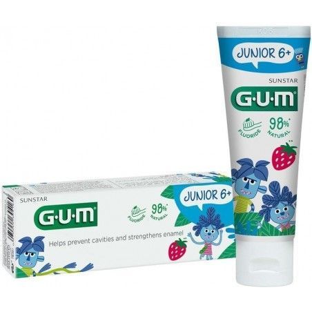 GUM Junior Strawberry Зубна паста-гель 50 ml 1319911 фото