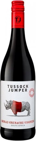 Вино Tussock Jumper, Shiraz - Grenache - Viognier, WO, Western Cape, 14.5%, червоне сухе, 0,75 л (PRV3760204540319) 794309 фото