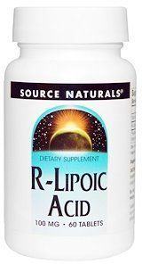 Source Naturals R-Lipoic Acid, 100 mg, 60 Tab 417272 фото