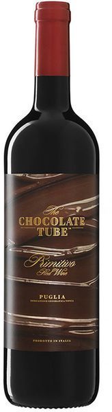 Вино Mare Magnum Primitivo Chocolate Tube Organic, червоне сухе, 0.75л (WNF7340048603324) 830234 фото
