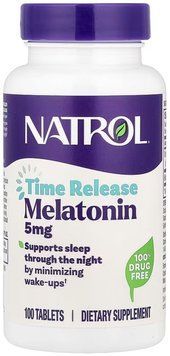NATROL Melatonin 5mg - 100 Tablets 1456266 фото