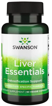 Swanson Liver Essentials Поддержка печени 90 вегетарианских капсул 1041941 фото