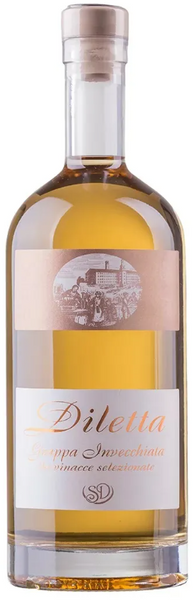 Граппа Diletta Aged 40% (1 л) (8024158070267) 1150793 фото