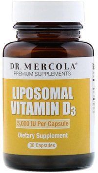 Dr. Mercola Liposomal Vitamin D3 5,000 IU 30 Caps Витамин Д3 липосомальный 550732 фото
