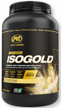 Протеин Pure Vita Labs Iso Gold 908 g /28 servings/ Banana Cream 872607 фото