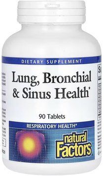 Natural Factors Lung Bronchial & Sinus Health - 90 tabs 1468836 фото