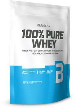Протеїн BioTechUSA 100% Pure Whey 1000 g /35 servings/ Hazelnut 399465 фото