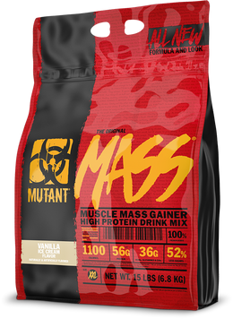 Гейнер Гейнер Mutant Mass 6800 g / 24 servings / Vanilla 690597 фото