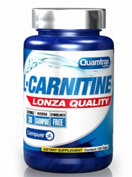 Жиросжигатель Quamtrax L-Carnitine Lonza Quality 120 Capsules 721436 фото