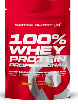 Протеїн Scitec Nutrition Whey Protein Professional 1000 g / 33 servings / chocolate-hazelnut 1016675 фото