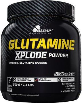 Амінокислота для спорту Olimp Glutamine Xplode 500 g /50 servings/ Lemon 383094 фото