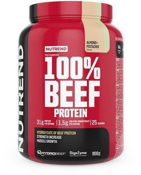 Протеин Nutrend 100% Beef Protein 900 g /25 servings/ Almonds Pistachio 843829 фото