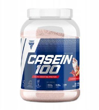 Протеин Trec Casein 100 600 g/20 servings/Strawberry-Banana 969004 фото