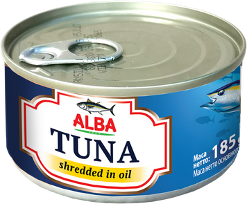 Тунец Alba Food салатный в масле 185 г (8855301219383) 1332484 фото