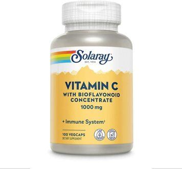 Solaray Vitamin C with Rose Hips, Acerola & Bioflavonoids 1000mg - 100 Veg Capsules 1452625 фото