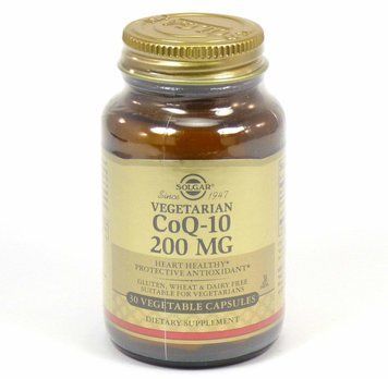 Solgar Vegetarian CoQ-10 Солгар Коензим Q10, CoQ-10 200 mg 30 капсул 498703 фото