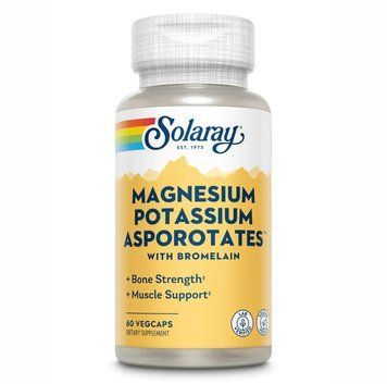 Solaray Magnesium & Potassium Asporotate - 60 Veg Capsules 1452791 фото