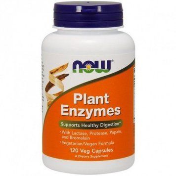 Now Foods Plant Enzymes, 120 Veg Capsules (NOW-02966) 685573 фото