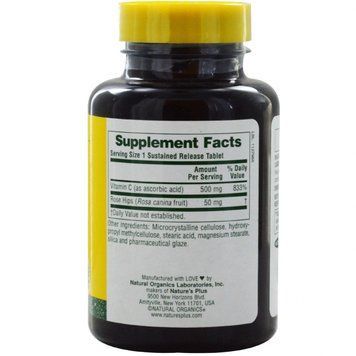 Natures Plus Vitamin З 500 mg 90 tabs 491952 фото