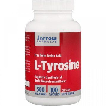 Jarrow Formulas L-Tyrosine 500 mg 100 Caps L-Тирозин 550072 фото