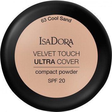 IsaDora Velvet Touch Compact Powder №63 Cool Sand Пудра компактна 10 g 869890 фото