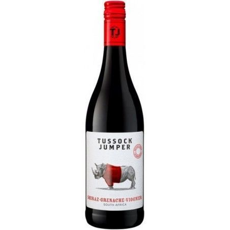 Вино Tussock Jumper, Shiraz - Grenache - Viognier, WO, Western Cape, 14.5%, червоне сухе, 0,75 л (PRV3760204540319) 794309 фото