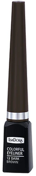 IsaDora Colorful Eyeliner 12 dark brown Подводка для глаз 3.7 ml 871551 фото