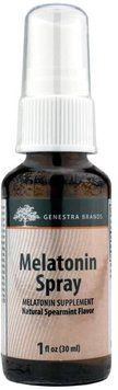 Genestra Brands, Melatonin Spray, Sleep Support in Easy Dosing Spray, Spearmint Flavor, 1 fl oz (30 ml) (GEN-14170) 660343 фото