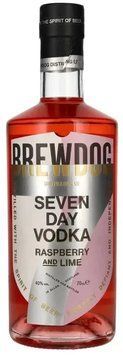 Водка BrewDog Seven Day Raspberry and Lime Vodka 0.7 л (BWW4002) 1082018 фото