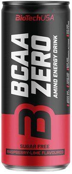 Амінокислота для спорту BioTechUSA BCAA Zero Energy Drink 330 ml Raspberry Lime 536960 фото