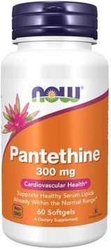 Now Foods Pantethine 300 mg - 60 Softgels 1451263 фото
