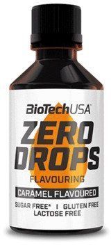 Заменитель питания BioTechUSA Zero Drops 50 ml /100 servings/ Caramel 690271 фото