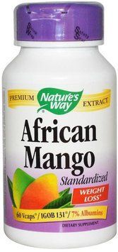 Nature's Way African Mango Standardized 60 Veggie Caps Африканський манго 535135 фото