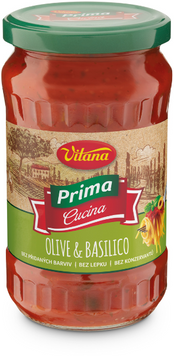 Соус Vitana Olive and Basil 350 г (8593837266814) 1081380 фото