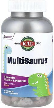 KAL MultiSaurus - 180 chewables Berry Grape Orange 1461281 фото